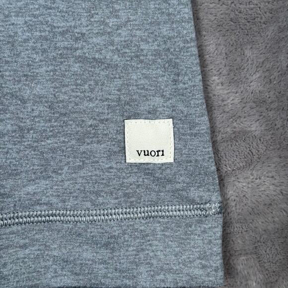 Vuori Women’s Halo Essential Half Zip Pullover Salt Heather Small - Picture 2 of 4